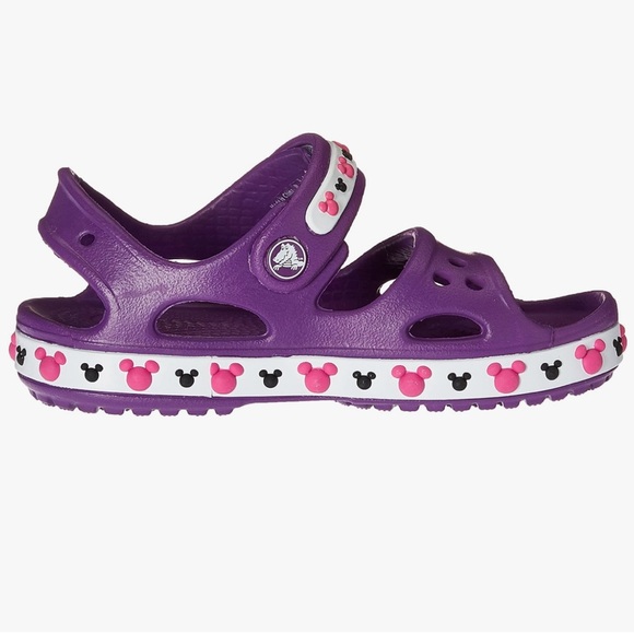 CROCS crocband II purple Disney Mickey Mouse sandals - Picture 2 of 10